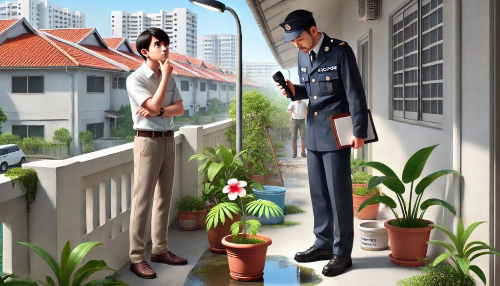 水たまり放置が罰金対象？