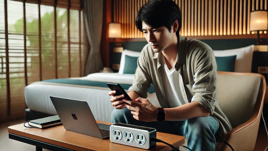 スマートフォン・PCは変圧器不要