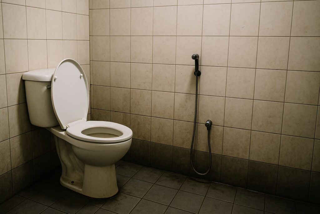 トイレ事情と持ち物チェック
