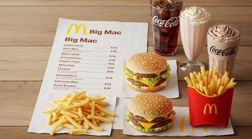 単品バーガーやセットの価格一覧