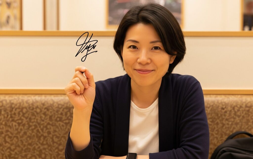 スマートなジェスチャーでのお会計