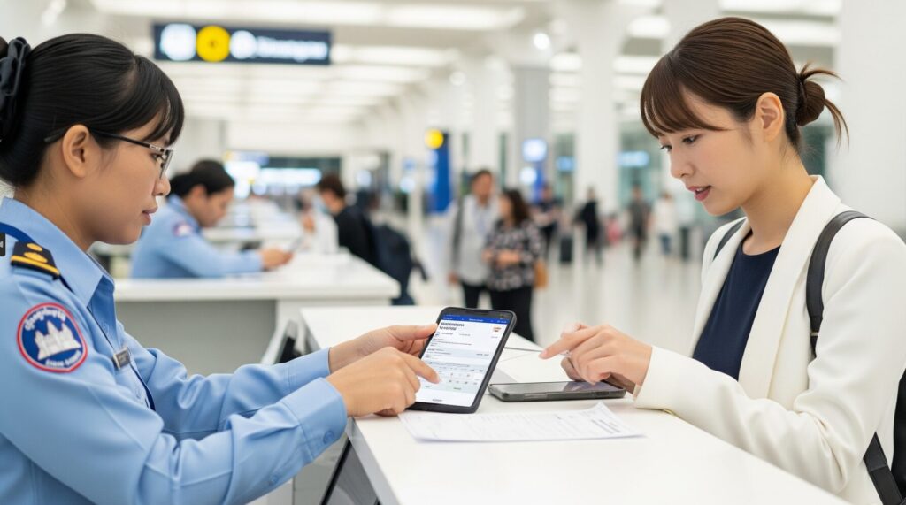 空港でのアライバルビザ取得とは