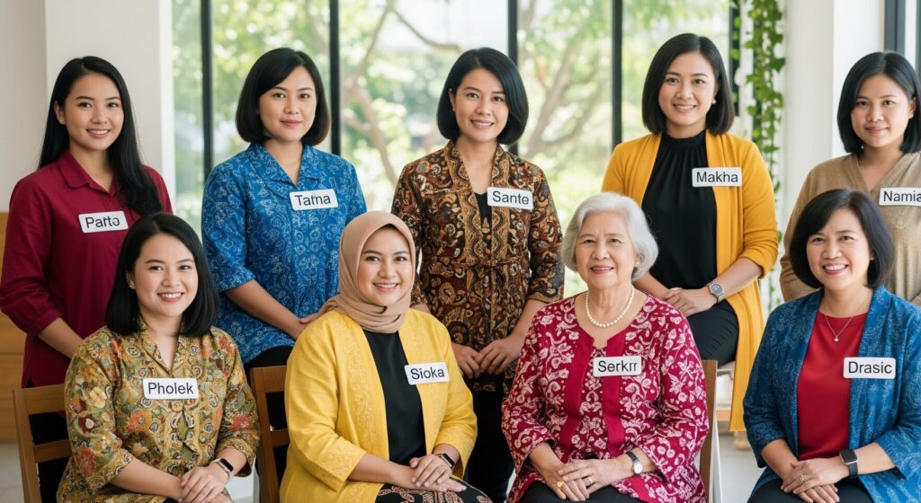 インドネシアで人気の女性の名前と由来