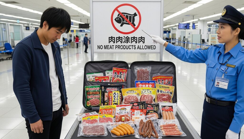 持ち込みが最も厳しい肉製品のルール