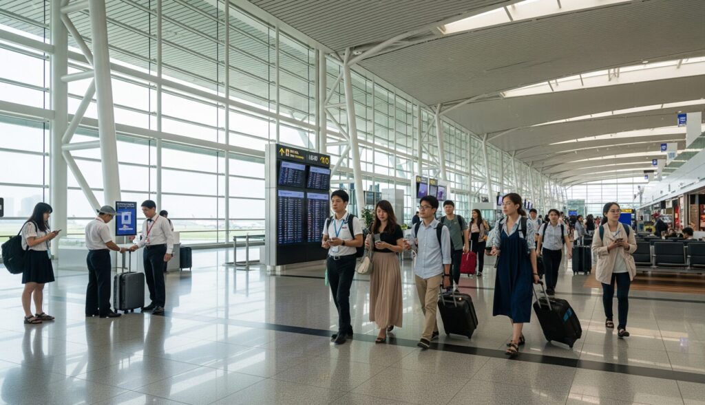北部の玄関口ノイバイ空港