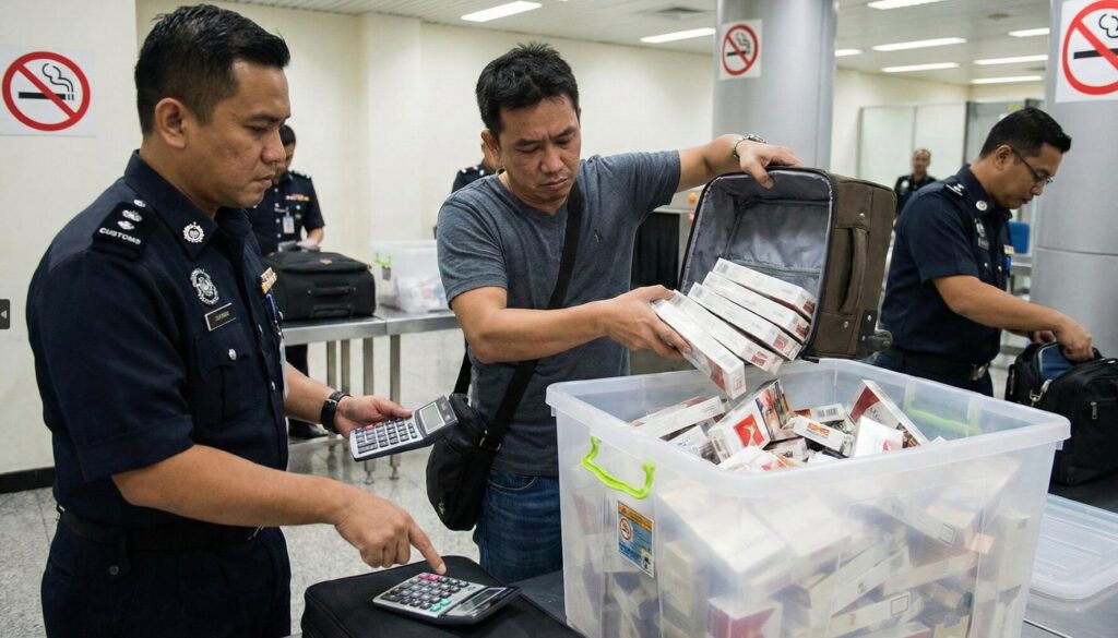 喫煙場所の制限とタバコの高額関税