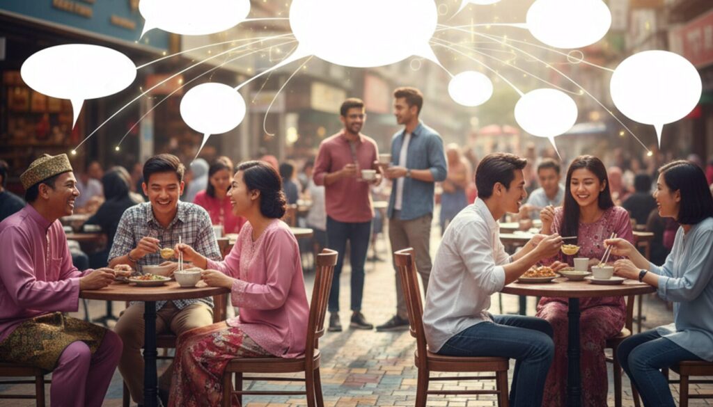 民族構成から見る言語の使用割合